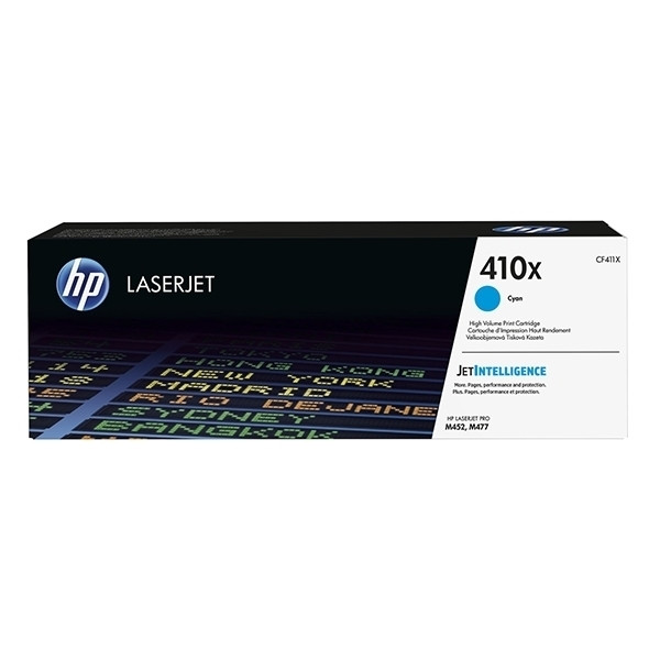 HP 410X (CF411X) toner cian XL (original) CF411X 054890 - 1