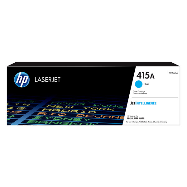 HP 415A (W2031A) toner cian (original) – imagen 2