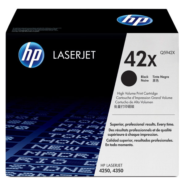 HP 42X (Q5942X) toner negro XL (original) Q5942X 039520 - 1