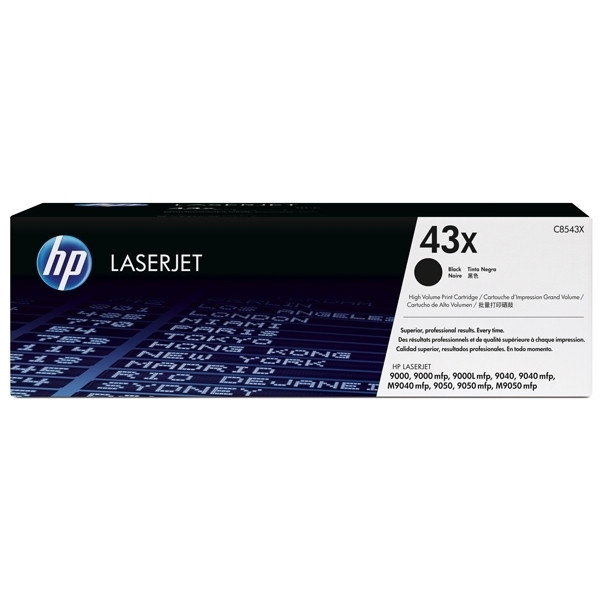 HP 43X (C8543X) toner negro XL (original) – imagen 2
