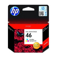 HP 46 cartucho de tinta color (CZ638AE) (original) 055148