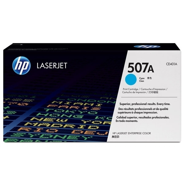 HP 507A (CE401A) toner cian (original) CE401A 054042 - 1