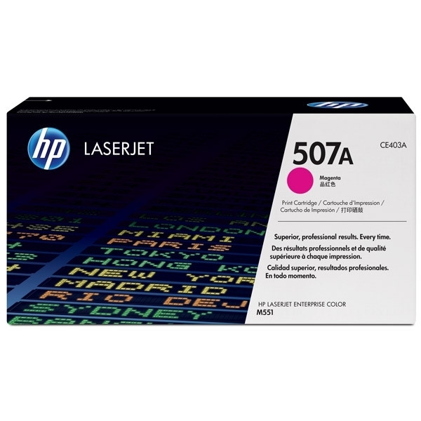 HP 507A (CE403A) toner magenta (original) CE403A 054046 - 1