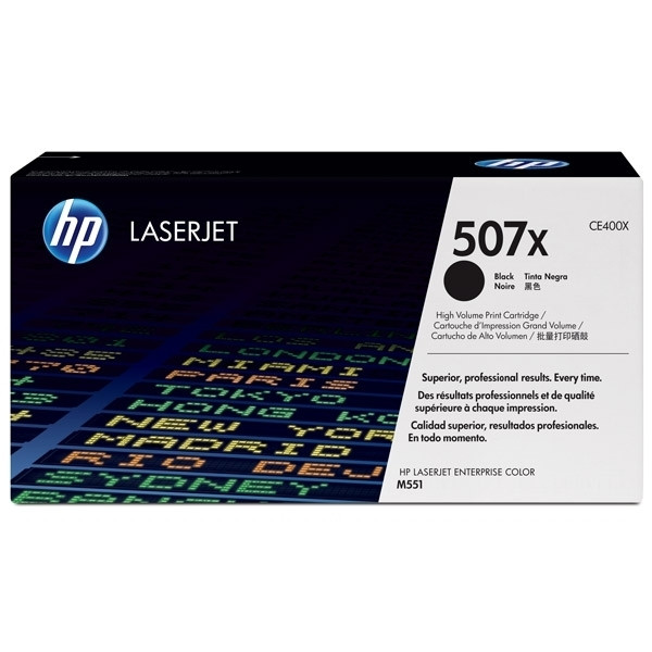 HP 507X (CE400X) toner negro XL (original) CE400X 054040 - 1