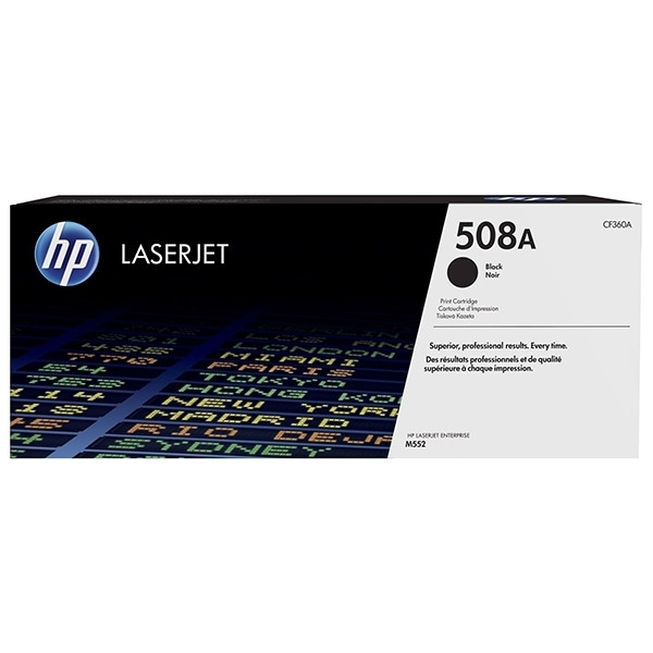 HP 508A (CF360A) toner negro (original) – imagen 3