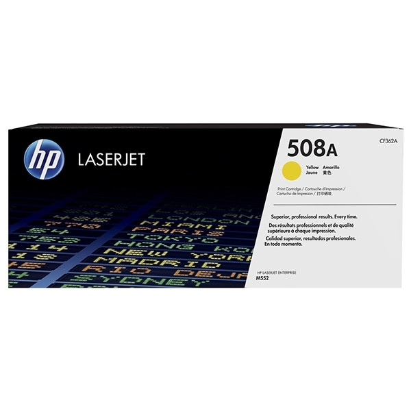 HP 508A (CF362A) toner amarillo (original) – imagen 3
