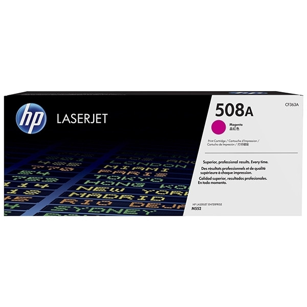 HP 508A (CF363A) toner magenta (original) – imagen 3
