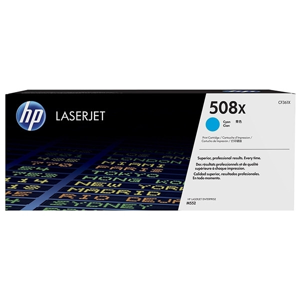 HP 508X (CF361X) toner cian XL (original) CF361X 054844 - 1