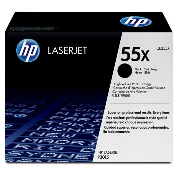 HP 55X (CE255X) toner negro XL (original) CE255X 039888 - 1