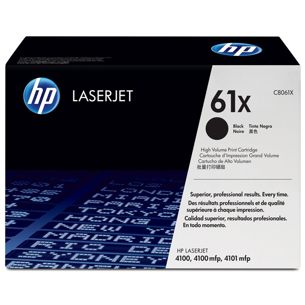 HP 61X (C8061X) toner negro XL (original) C8061X 033020 - 1