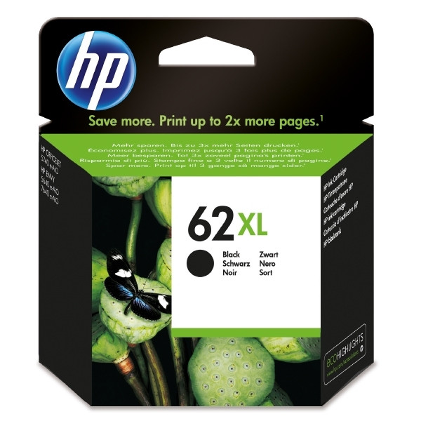 HP 62XL (C2P05AE) cartucho de tinta negro XL (original) C2P05AE 044410 - 1