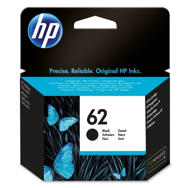 HP 62 (C2P04AE) cartucho de tinta negro (original) C2P04AE 044408 - 1