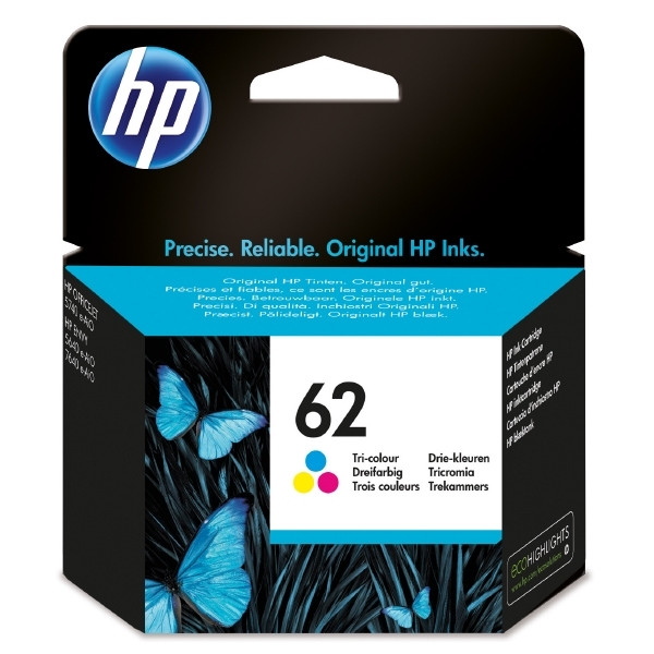 HP 62 (C2P06AE) cartucho de tinta tricolor (original) C2P06AE 044412 - 1