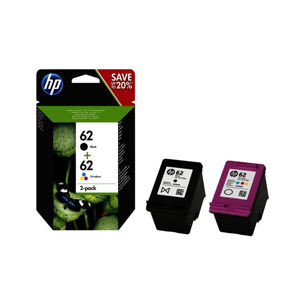 HP 62 (N9J71AE) multipack cartucho de tinta negro + color (original) N9J71AE 055284 - 1