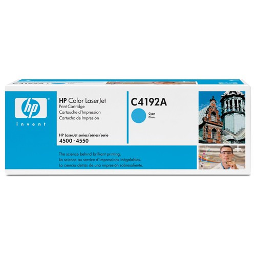 HP 640A (C4192A / EP-83C) toner cian (original) C4192A 039090 - 1