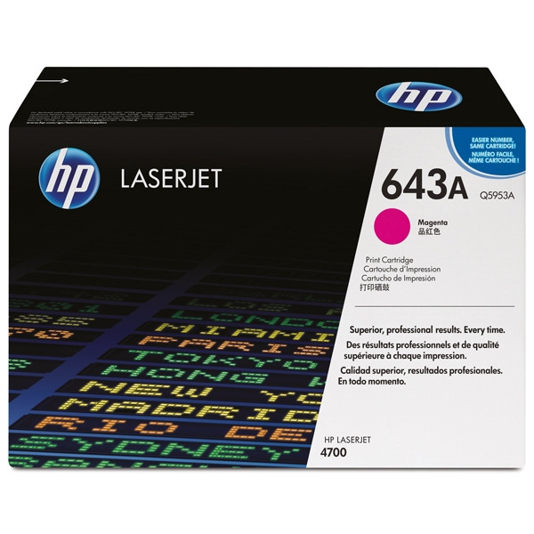 HP 643A (Q5953A) toner magenta (original) Q5953A 039630 - 1