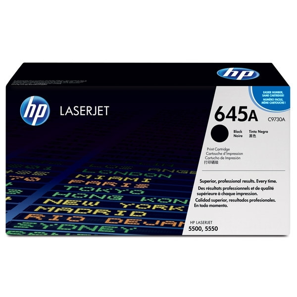 HP 645A (C9730A) toner negro (original) C9730A 039210 - 1