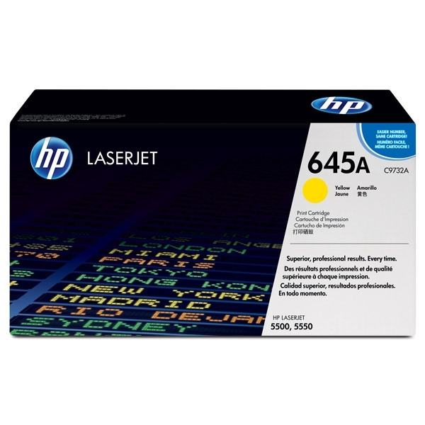 HP 645A (C9732A) toner amarillo (original) C9732A 039230 - 1