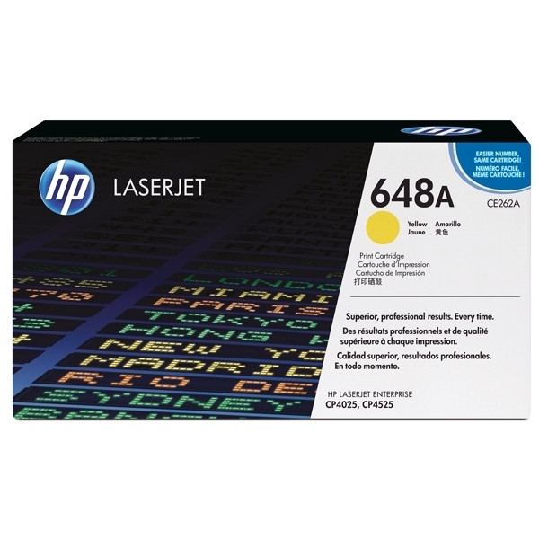 HP 648A (CE262A) toner amarillo (original) – imagen 2