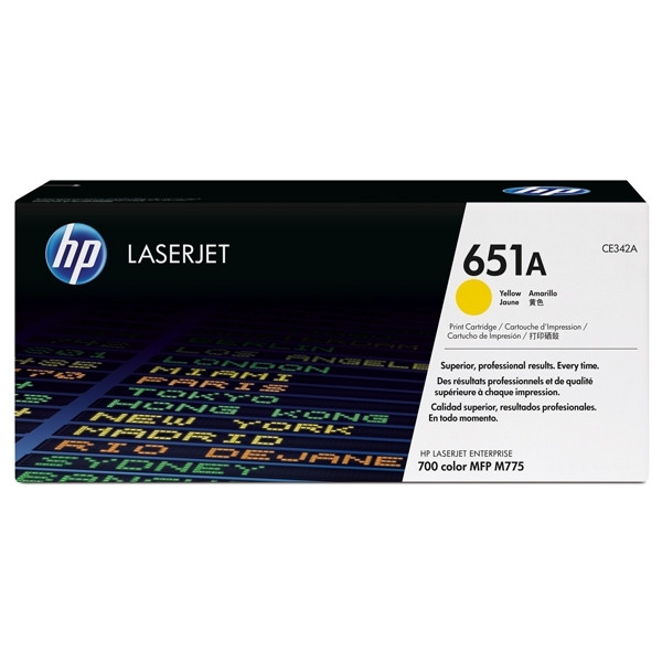 HP 651A (CE342A) toner amarillo (original) CE342A 054660 - 1