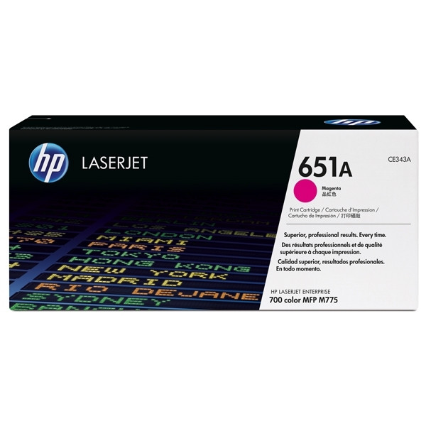 HP 651A (CE343A) toner magenta (original) CE343A 054662 - 1