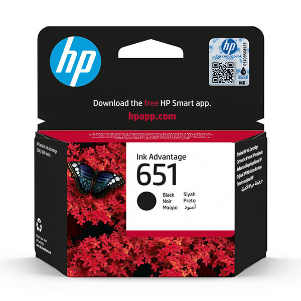 HP 651 (C2P10AE) cartucho negro (original)