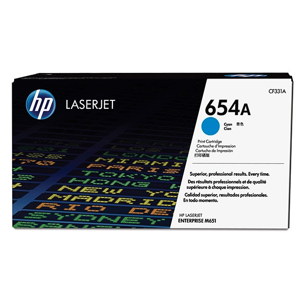 HP 654A (CF331A) toner cian (original) CF331A 054794 - 1