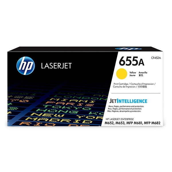 HP 655A (CF452A) toner amarillo (original) – imagen 3
