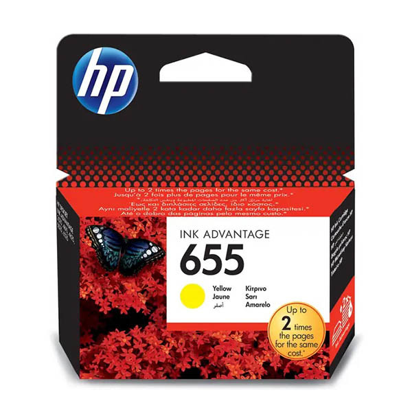HP 655 (CZ109AE) cartucho de tinta amarillo (original) 044222 - 1