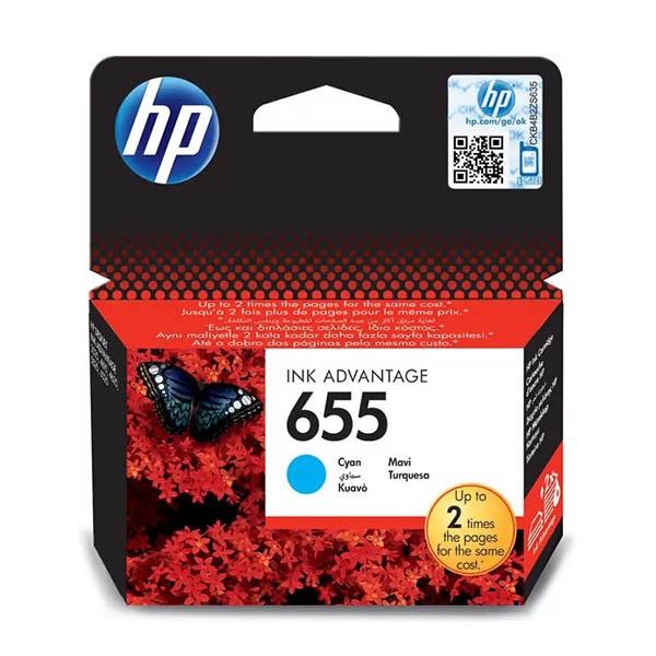 HP 655 (CZ109AE) cartucho de tinta cian (original) 044218 - 1