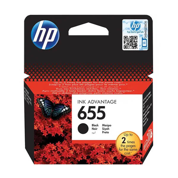 HP 655 (CZ109AE) cartucho de tinta negro (original) 044216 - 1