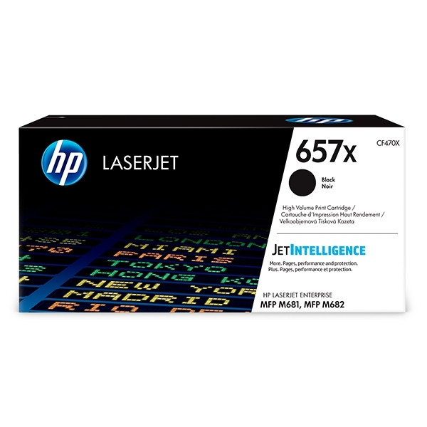 HP 657X (CF470X) toner negro XL (original)