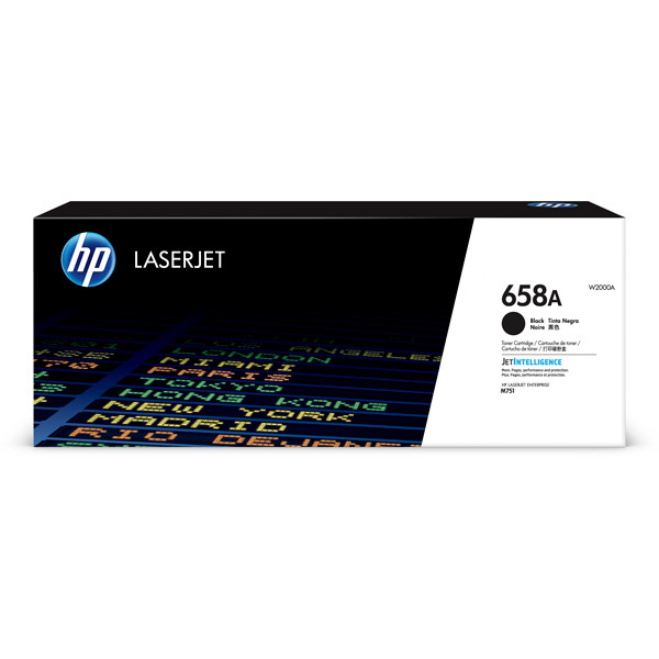 HP 658A (W2000A) toner negro (original) – imagen 2
