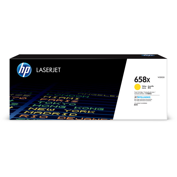 HP 658X (W2002X) toner amarillo XL (original) W2002X 055410 - 1