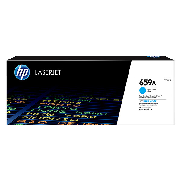 HP 659A (W2011A) toner cian (original) – imagen 3