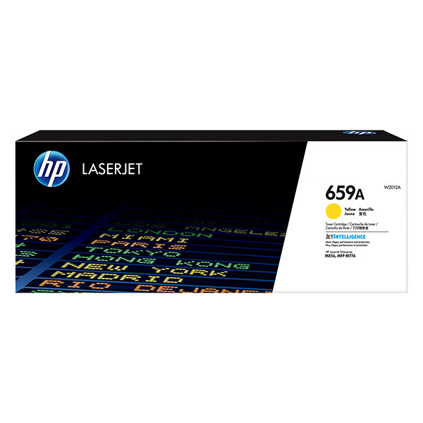 HP 659A (W2012A) toner amarillo (original) – imagen 2