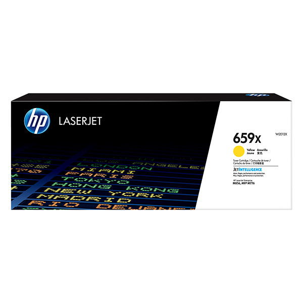 HP 659X (W2012X) toner amarillo XL (original) – imagen 2