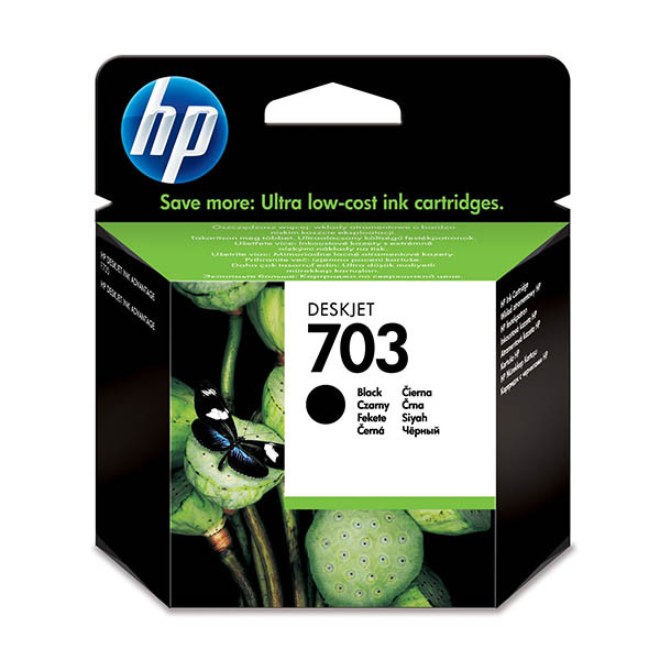HP 703 (CD887AA) cartucho de tinta negro (original) 031884 - 1