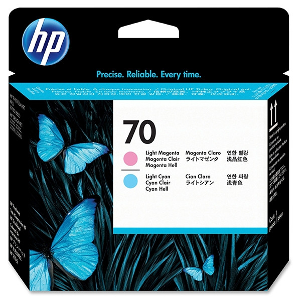 HP 70 (C9405A) cabezal de impresión cian claro y magenta claro (original) – imagen 3