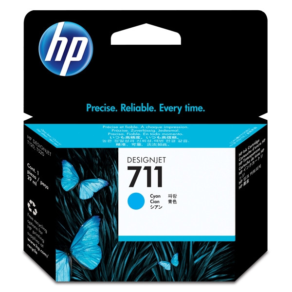 HP 711 (CZ130A) cartucho de tinta cian (original) CZ130A 044196 - 1