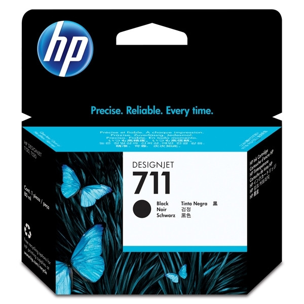 HP 711 (CZ133A) cartucho de tinta negro XL (original) CZ133A 044202 - 1