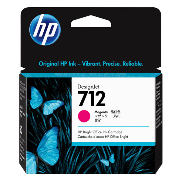 hp 712 3ed68a cartucho de tinta magenta original