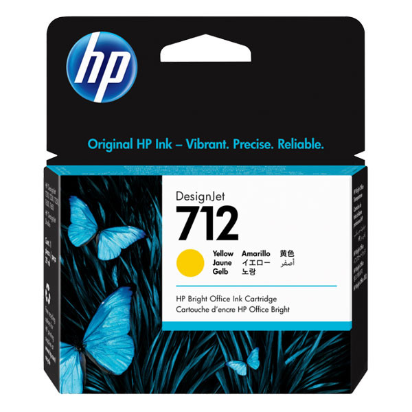 HP 712 (3ED69A) cartucho de tinta amarillo (original) 3ED69A 093112 - 1