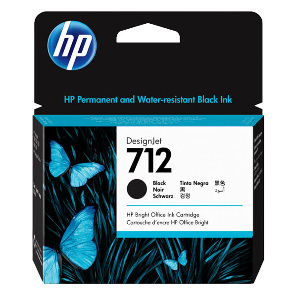 HP 712 (3ED71A) cartucho negro XL (original) 3ED71A 093114 - 1