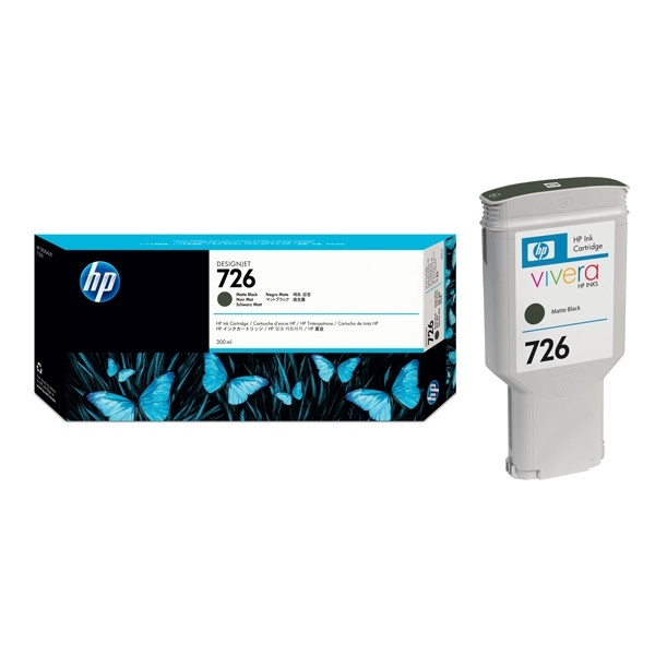 HP 726 (CH575A) cartucho negro mate XL (original)