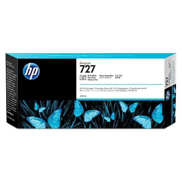 HP 727 (F9J79A) cartucho negro foto XXL (original) F9J79A 044506 - 1