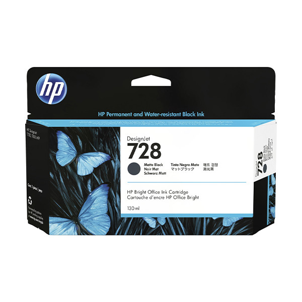 HP 728 (3WX25A) cartucho negro mate XL (original) 3WX25A 093118 - 1