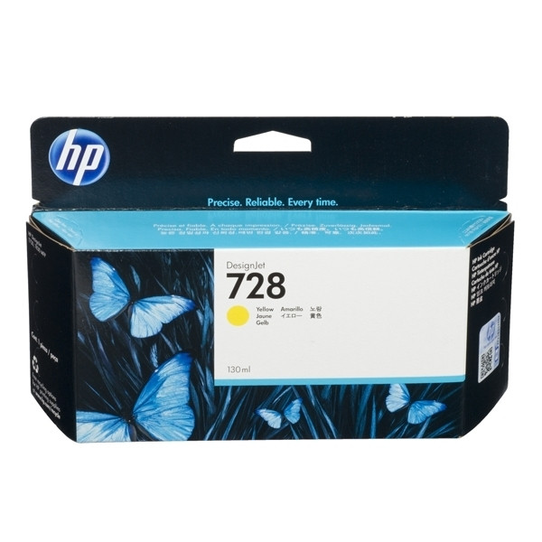 HP 728 (F9J65A) cartucho amarillo XL (original) F9J65A 044494 - 1