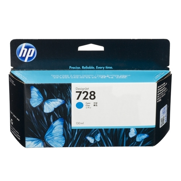 HP 728 (F9J67A) cartucho cian XL (original) – imagen 2
