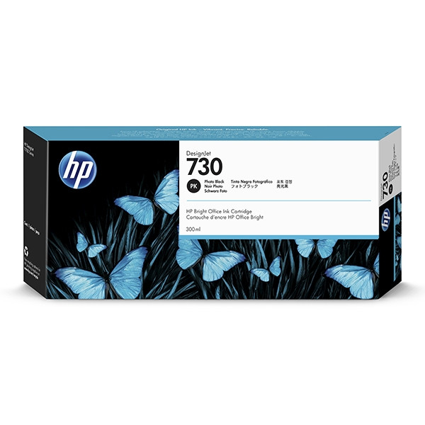 HP 730 (P2V73A) cartucho negro foto XL (original) – imagen 3